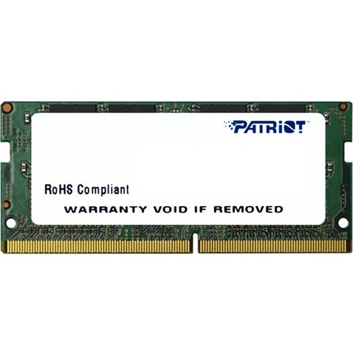 Patriot Memory Signature Line DDR4 16GB PC4-17000 (2133Hz) CL15 SODIMM - 16 GB - DDR4-2133/PC4-17000 DDR4 SDRAM - 2133 MHz - CL15 - Non-ECC - Unbuffered - 260-pin - SoDIMM - Lifetime Warranty