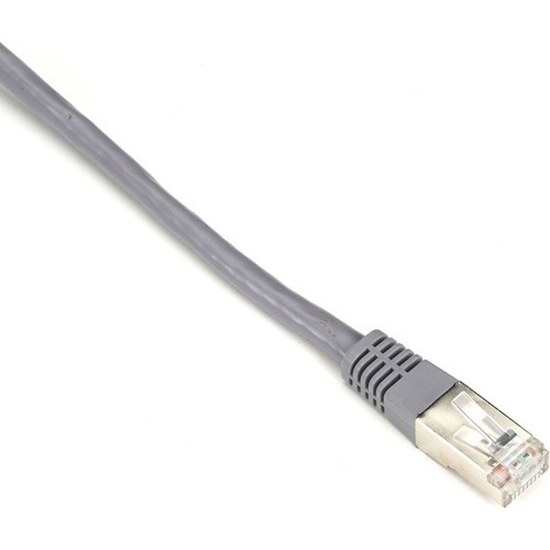 Black Box SlimLine Cat.6 (S/FTP) Patch Network Cable - 5 ft Category 6 Network Cable for Network Device - First End: 1 x RJ-45 Network - Male - Second End: 1 x RJ-45 Network - Male - 1 Gbit/s - Patch Cable - Shielding - Gold Plated Contact - CM - 26 AWG -