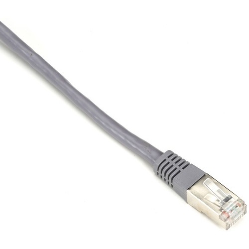 Black Box SlimLine Cat.6 (S/FTP) Patch Network Cable - 20 ft Category 6 Network Cable for Network Device - First End: 1 x RJ-45 Network - Male - Second End: 1 x RJ-45 Network - Male - 1 Gbit/s - Patch Cable - Shielding - Gold Plated Contact - CM - 26 AWG 