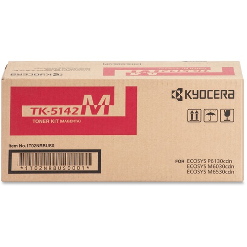 Kyocera TK-5142M Original Toner Cartridge - Laser - 5000 Pages - Magenta - 1 Each