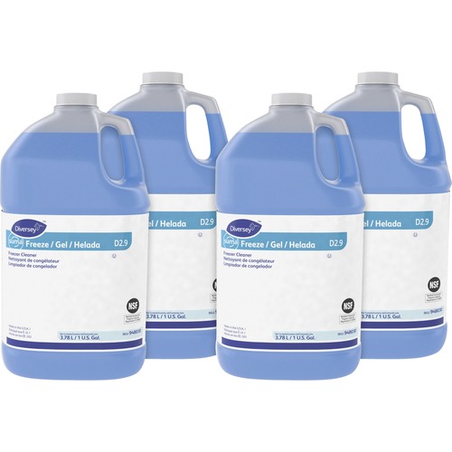 Diversey Suma Freeze D2.9 Freezer Cleaner - Ready-To-Use - 128 fl oz (4 quart) - 4 / Carton - Phosphate-free, Residue-free, Fragrance-free - Blue