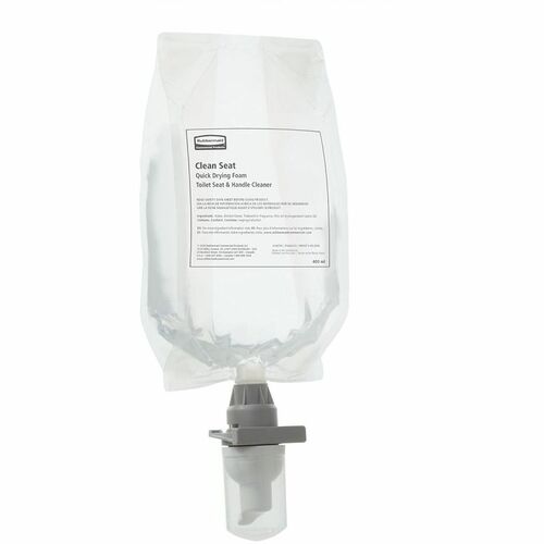 Rubbermaid Commercial TC Clean Seat Foam Dispnsr Refill - For Toilet Seat - 13.5 fl oz (0.4 quart) - Recommended For: Dirt Remover - Quick Drying, Antibacterial - 12 / Carton