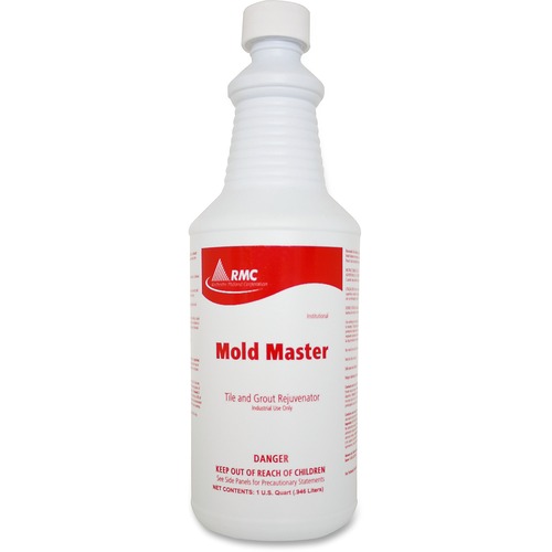 RMC Mold Master Tile/Grout Cleaner - Ready-To-Use - 32 fl oz (1 quart) - Floral Scent - 12 / Carton - Rinse-free - Amber