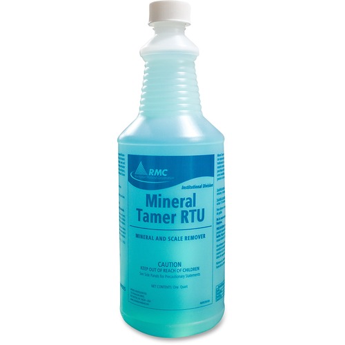 RMC RTU Mineral Tamer - Ready-To-Use - 32 fl oz (1 quart) - Floral Scent - 12 / Carton - Pleasant Scent - Blue, Green