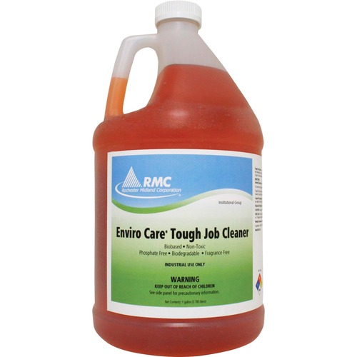 RMC Enviro Care Tough Job Cleaner - 32 fl oz (1 quart) - 4 / Carton - Heavy Duty, Strong, Non-toxic, Bio-based - Orange