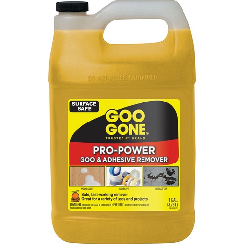 Goo Gone 1-Gallon Pro-Power Goo Remover - 128 fl oz (4 quart) - Citrus Scent - 1 Each - Fast Acting - Orange