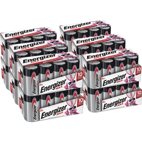 Energizer MAX Alkaline D Battery 8-Packs - For Multipurpose - D - 96 / Carton