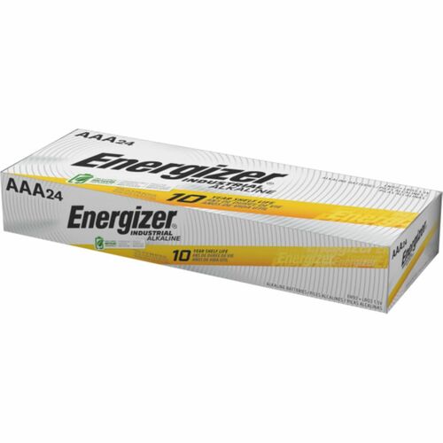 Energizer Industrial Alkaline AAA Battery Boxes of 24 - For Multipurpose - AAA - 1.5 V DC - 6 / Carton
