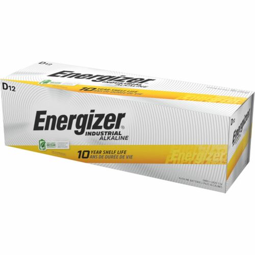 Energizer Industrial Alkaline D Battery Boxes of 12 - For Multipurpose - D - 2050 mAh - 6 / Carton