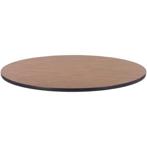 Lorell Classroom Activity Tabletop - High Pressure Laminate (HPL) Round, Medium Oak Top - 1.13" Table Top Thickness x 48" Table Top Diameter - Assembly Required - 1 Each