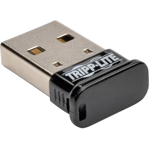 Tripp Lite Mini Bluetooth USB Adapter 4.0 Class 1 164ft Range 7 Devices - USB - 3 Mbit/s - 2.40 GHz ISM - 164 ft Indoor Range - External