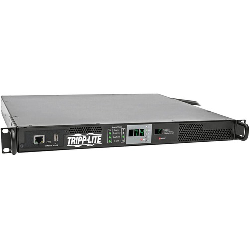 Eaton Tripp Lite Series 7.7kW Single-Phase 200-240V Monitored Automatic Transfer Switch PDU, Two 32A IEC309 32A Blue Inputs, 1 IEC309 32A Outlet, 1U - IEC 60309 32A BLUE (2P+E) - IEC 60309 32A BLUE (2P+E) - 200 V AC, 208 V AC, 220 V AC, 230 V AC, 240 V AC