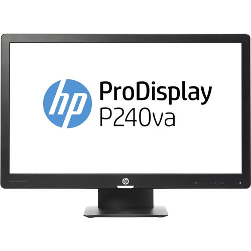 HP Business P240va Full HD LCD Monitor - 16:9 - Black - 23.8" Viewable - LED Backlight - 1920 x 1080 - 16.7 Million Colors - 250 Nit - 8 ms - HDMI - VGA - DisplayPort