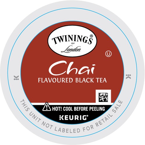 Twinings of London Chai Flavoured Black Tea K-Cup - 24 / Box