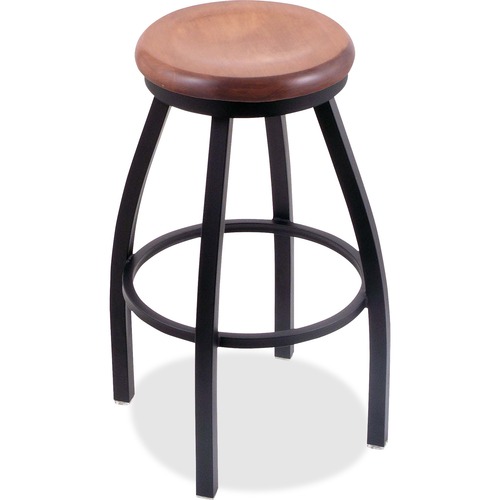 Holland Bar Stools Bar Stool - Maple Seat - Black Frame - 1 Each