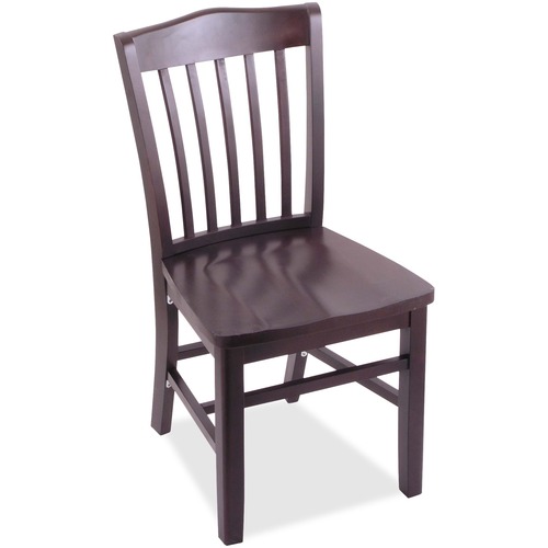 Holland Bar Stools Hampton Series Stationery Chair - Dark Cherry - Solid Beech - 2 Carton