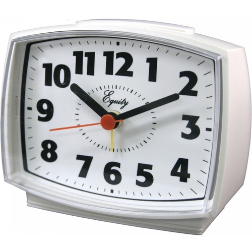 La Crosse Technology 33100 Electric Analog Alarm Clock - Analog - Electric - White Case