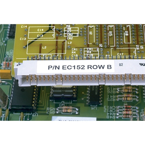 Panduit Polyester Component Labels - 3/4" Width x 1/2" Length - Rectangle - Inkjet, Laser - White - Polyester - 153 / Sheet - 10000 Total Label(s) - 10000 Piece