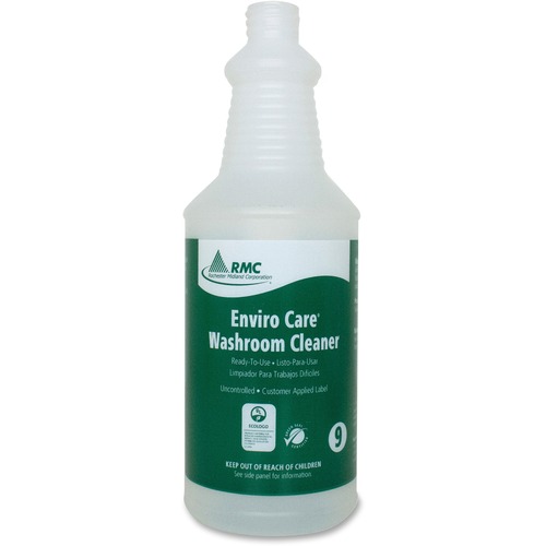 RMC Washroom Cleaner Spray Bottle - Suitable For Cleaning - 1 Each - White