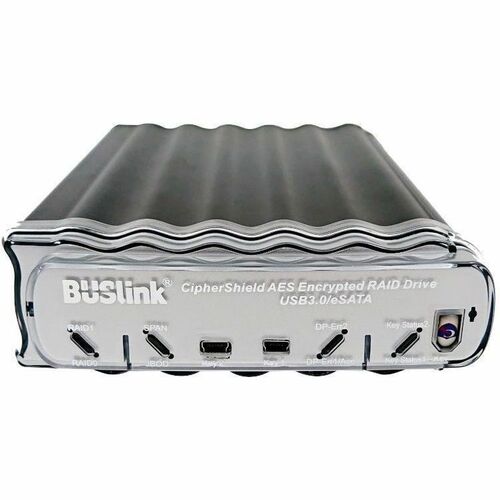Buslink CipherShield CSX-10TSU3KKB 10 TB Hard Drive - External - SATA - eSATA, USB 3.0