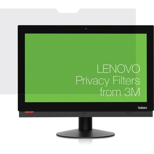 Lenovo Privacy Filter for ThinkCentre M900z Touch All-in-One from 3M - For LCD All-in-One PC - Scratch Resistant, Smear Resistant
