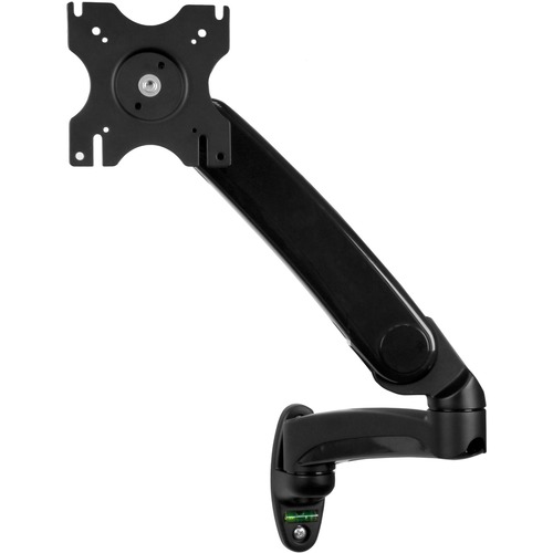 StarTech.com Single Wall Mount Monitor Arm, Gas-Spring, Full Motion Articulating, For VESA Mount Monitors up to 34" (19.8lb/9kg) - Wall mount a monitor to save space; One-touch height adjustment - Single-Monitor Arm - Mount a VESA (75x75, 100x100) compati