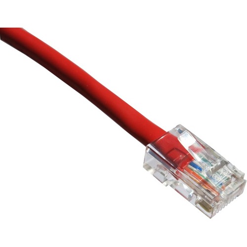 Axiom 6FT CAT6 550mhz Patch Cable Non-Booted (Red) - 6 ft Category 6 Network Cable for Network Device - First End: 1 x RJ-45 Network - Male - Second End: 1 x RJ-45 Network - Male - Patch Cable - Gold Plated Contact - 24 AWG - Red