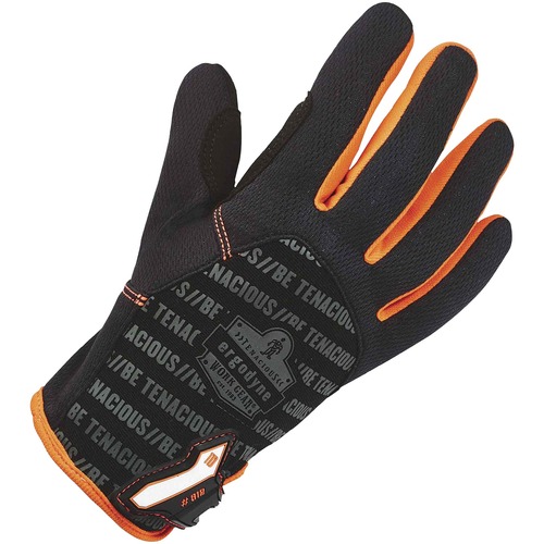 ProFlex 812 Standard Utility Gloves - 8" Glove Length - 7 Size Number - Small Size - Black - Reinforced Saddle, Pull-on Tab, Comfortable, Flexible, Durable - For Warehouse, Assembling, Maintenance, Distribution, Landscaping - 1 / Pair