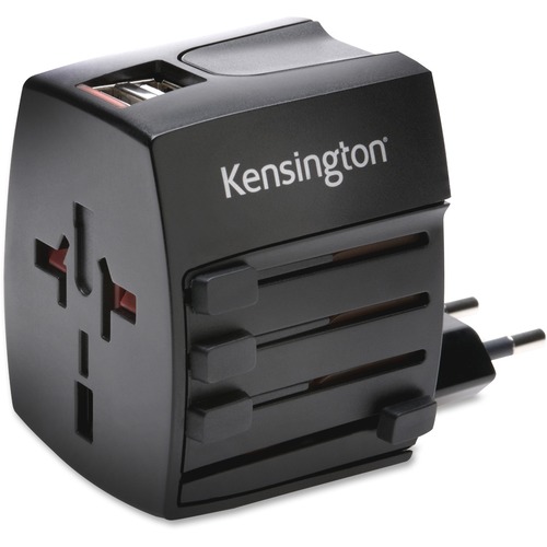 Kensington International Travel Adapter - 1 Pack - 120 V AC, 230 V AC Input - 5 V DC/2.40 A Output