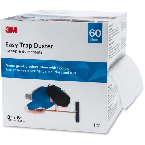 3M Easy Trap Duster - 5" Width x 6" Depth - White - 60 / Box