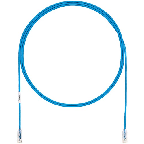 Panduit Cat.6a F/UTP Patch Network Cable - 29.86 ft Category 6a Network Cable for Network Device - First End: 1 x RJ-45 Network - Male - Second End: 1 x RJ-45 Network - Male - Patch Cable - 28 AWG - Blue - 1