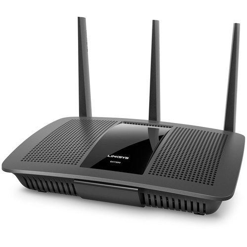 Linksys Max-Stream EA7300 Wi-Fi 5 IEEE 802.11ac Ethernet Wireless Router - 2.40 GHz ISM Band - 5 GHz UNII Band(3 x External) - 218.75 MB/s Wireless Speed - 4 x Network Port - 1 x Broadband Port - USB - Gigabit Ethernet - Desktop