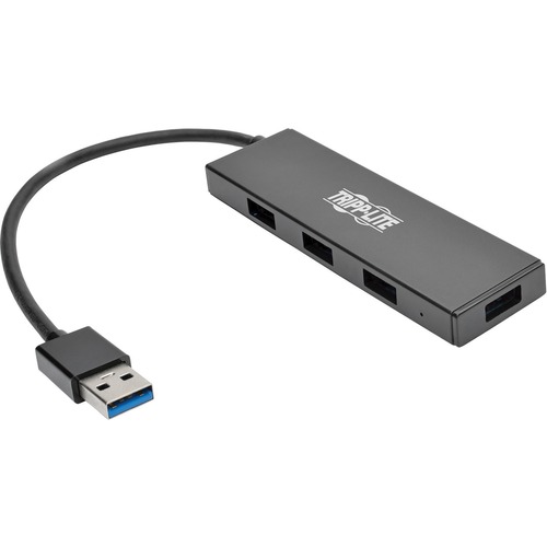 Tripp Lite by Eaton 4-Port Ultra-Slim Portable USB 3.x (5Gbps) Hub - USB - External - 4 USB Port(s) - 4 USB 3.0 Port(s) - PC, Mac