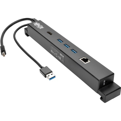 Tripp Lite by Eaton USB 3.0 Docking Station for Microsoft Surface and Surface Pro, USB-A, HDMI, GbE, 4K UHD - for Tablet PC - USB 3.0 - 3 x USB Ports - 3 x USB 3.0 - Network (RJ-45) - HDMI - Mini DisplayPort - Wired