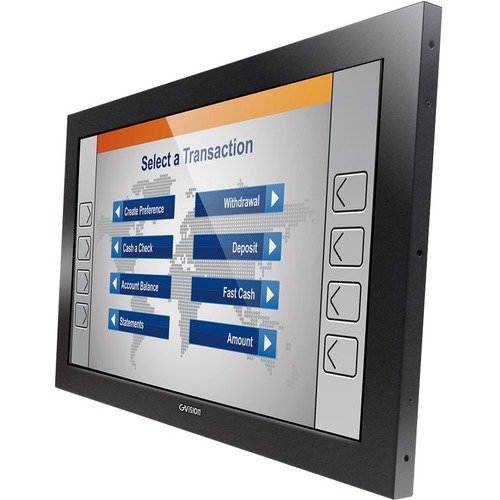 GVision O22AD-CV-45P0 21.5" Open-frame LCD Touchscreen Monitor - 16:9 - 22" Class - Projected Capacitive - 10 Point(s) Multi-touch Screen - 1920 x 1080 - Full HD - 250 Nit - LED Backlight - DVI - HDMI - USB - VGA - Black - 3 Year