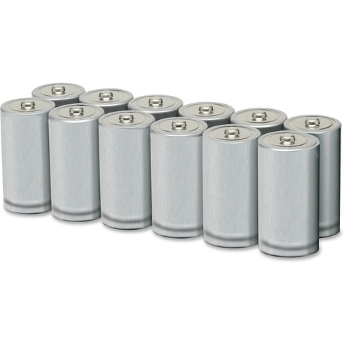 SKILCRAFT D Alkaline Batteries - For General Purpose - D - 1.5 V DC - 12 / Pack