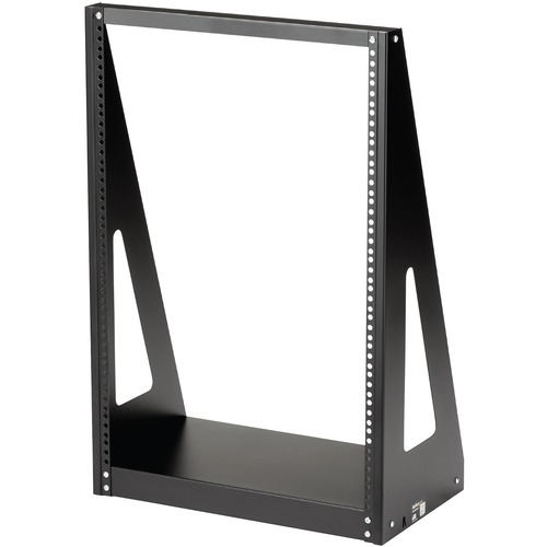 StarTech.com 2-Post 16U Heavy-Duty Desktop Server Rack, Small Open Frame 19in Network Rack for Home/Office IT Equipment, TAA Compliant - 16U 2-Post Open frame desktop rack unit for 19" servers/data/studio units - For small office/home spaces with easy acc