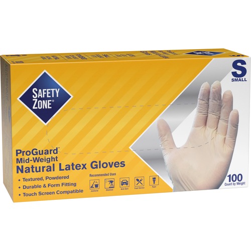 Picture of Safety Zone Powdered Natural Latex Gloves