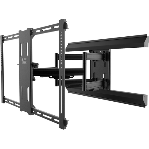 Kanto PMX680 Wall Mount for TV - Black - 1 Display(s) Supported - 80" Screen Support - 125 lb Load Capacity - 200 x 100, 700 x 400 - Steel - 1