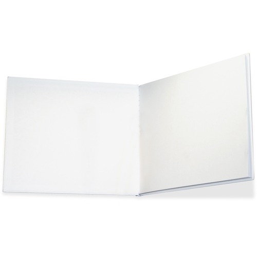 Ashley Landscape 6x8 Blank Pages Book - 28 Pages - Plain - 8" x 6" - White Paper - Hard Cover, Durable - 1 Each