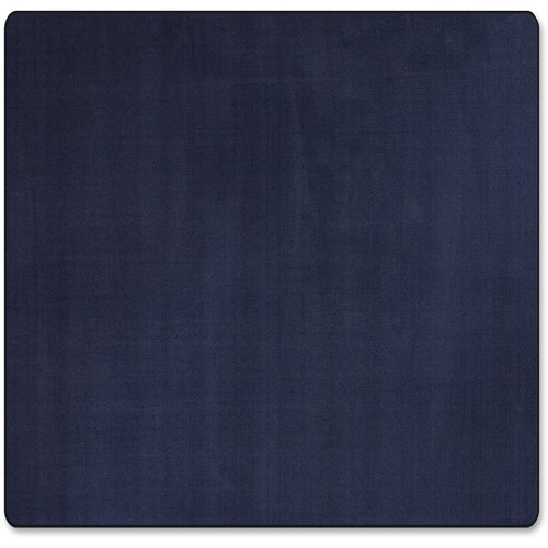 Flagship Carpets Classic Solid Color 6' Square Rug - Traditional - 72" Length x 72" Width - Square - Navy - Nylon