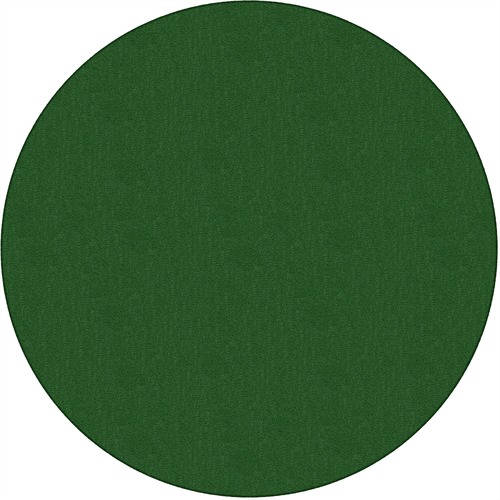 Flagship Carpets Classic Solid Color 6' Round Rug - Traditional - 72" Diameter - Circle - Clover - Nylon
