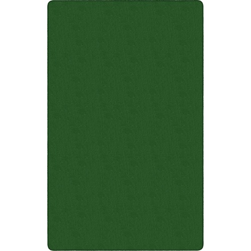 Flagship Carpets Classic Solid Color 9' Rectangle Rug - Traditional - 72" Length x 108" Width - Rectangle - Clover - Nylon