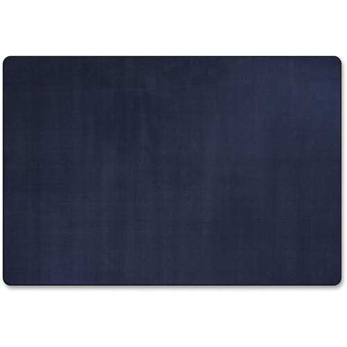 Flagship Carpets Classic Solid Color 12' Rectangle Rug - Traditional - 91.20" Length x 12 ft Width - Rectangle - Navy - Nylon