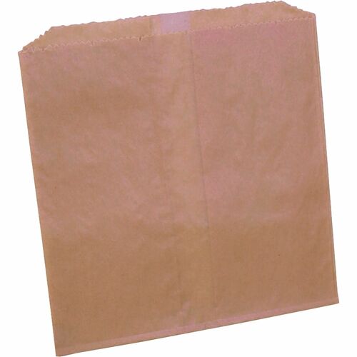 Impact Sanitary Disposal Floor Unit Wax Liners - Brown Kraft - 500/Carton - Sanitary