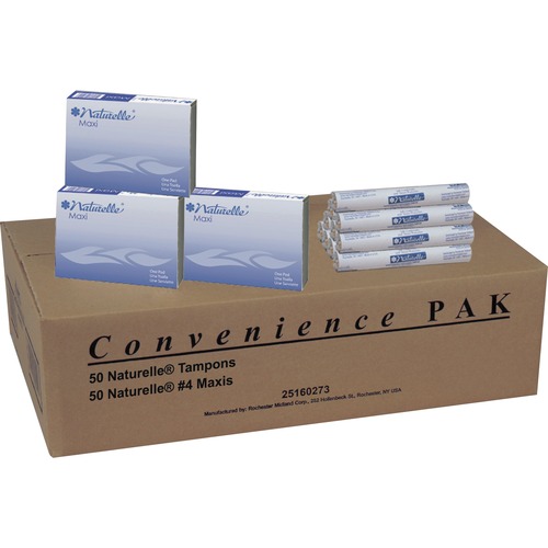 Impact Dual Vendor Hygiene Dispenser Convenience Pak - 100 / Carton - Individually Wrapped, Flushable, Anti-leak