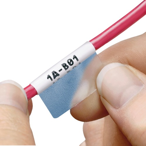 Panduit Wire & Cable Label - 2" x 1 1/2" Length - Rectangle - Laser, Inkjet - White - Polyester - 24 / Sheet - 1000