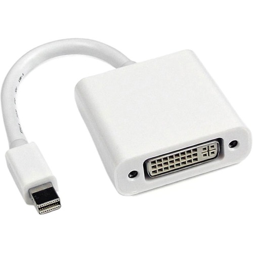 Axiom Mini DisplayPort Male to DVI Female Adapter - MDPMDVIF-AX - 4" DVI/Mini DisplayPort Video Cable for Projector, Video Device, MacBook, MacBook Pro, MacBook Air - First End: 1 x 20-pin Mini DisplayPort 1.1a Digital Audio/Video - Male - Second End: 1 x