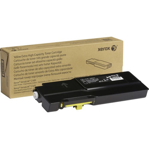 Xerox Original Toner Cartridge - Yellow - Laser - Extra High Yield - 8000 Pages - 1 Each - Laser Toner Cartridges - XER106R03525