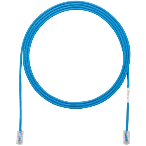 Panduit Cat.5e UTP Patch Network Cable - 3.94 ft Category 5e Network Cable for Network Device - First End: 1 x RJ-45 Network - Male - Second End: 1 x RJ-45 Network - Male - Patch Cable - 28 AWG - Blue - 1